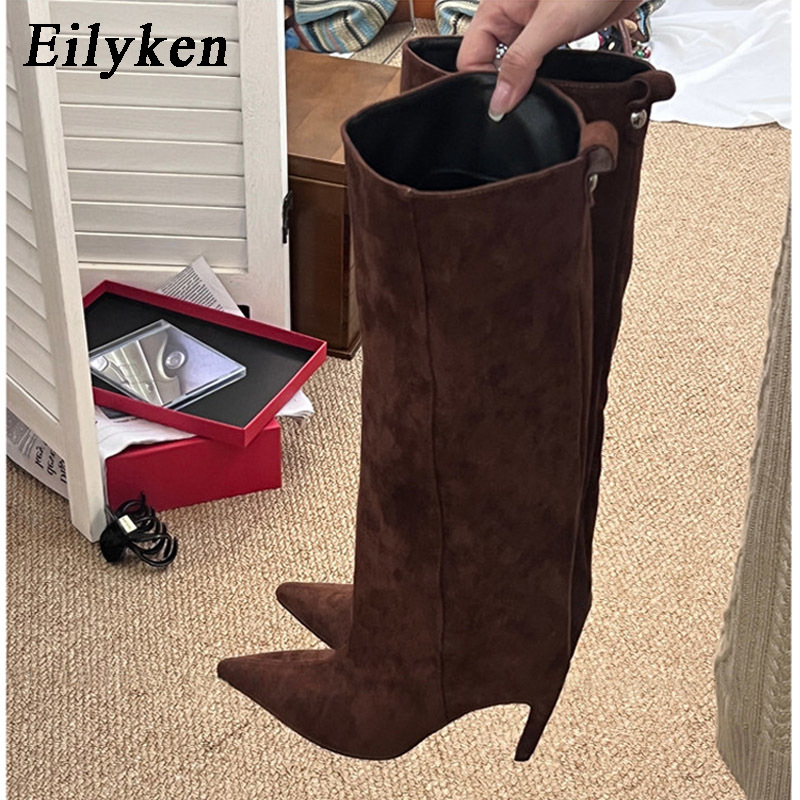 Knee High Boots Women - Eilyken Stivali Alti da Donna Sexy