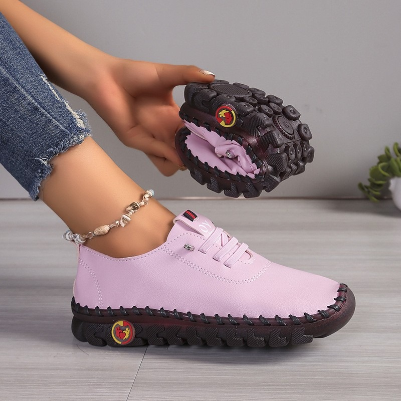 Scarpe casual da donna in pell - Oxford Lace Up Women recensione e prezzo